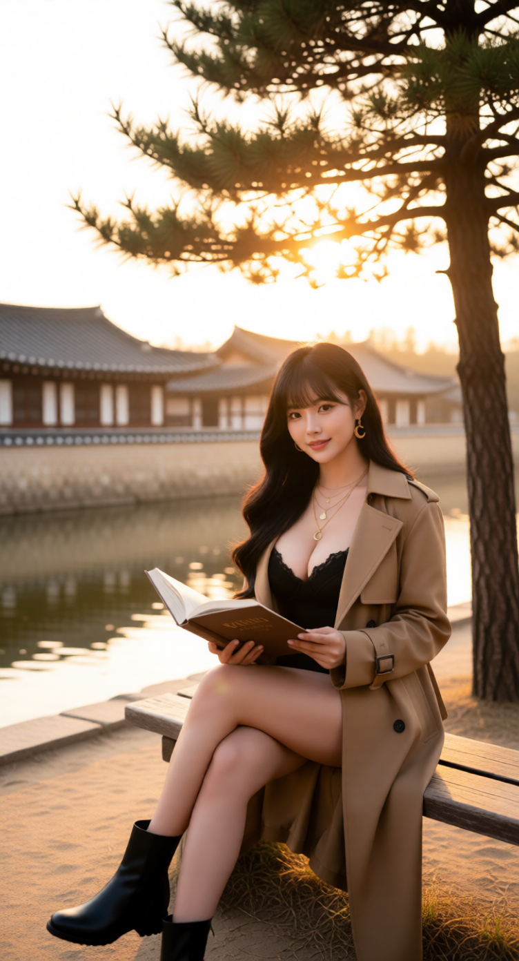 화조당의 비주얼 노벨 스타일 대화 UI 및 유나 캐릭터 구성